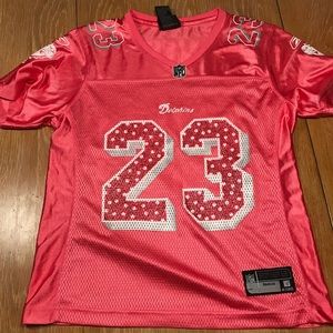 NFL Miami dolphins ronnie brown pink jersey